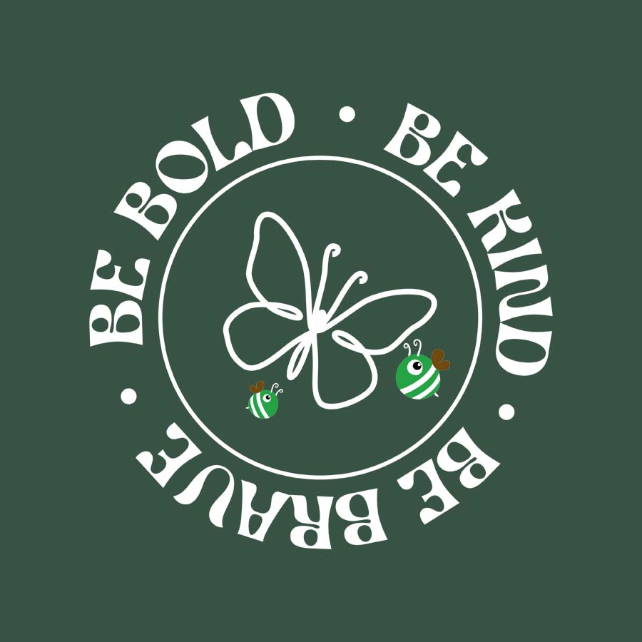 "Be Bold-Be Kind-Be Brave" - Women's Half-Sleeves Round Neck TShirt