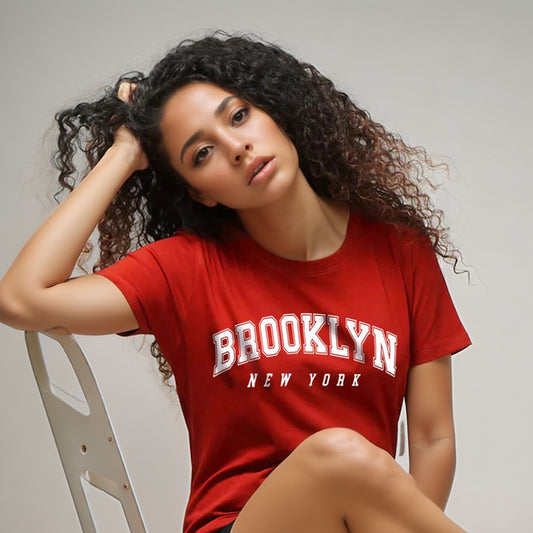 "Brooklyn" - Half Sleeves Round Neck Tshirt