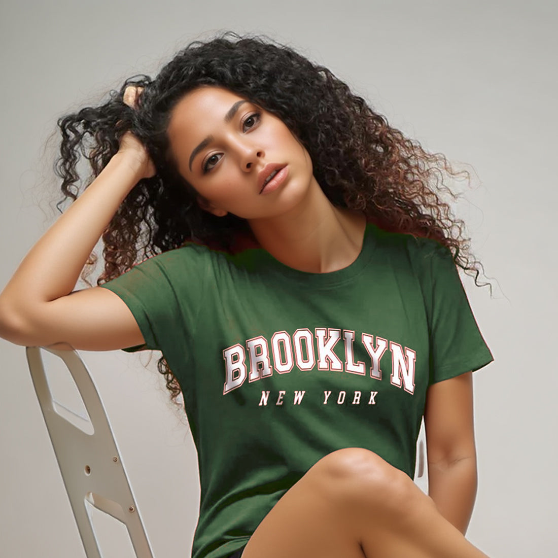 "Brooklyn" - Half Sleeves Round Neck Tshirt