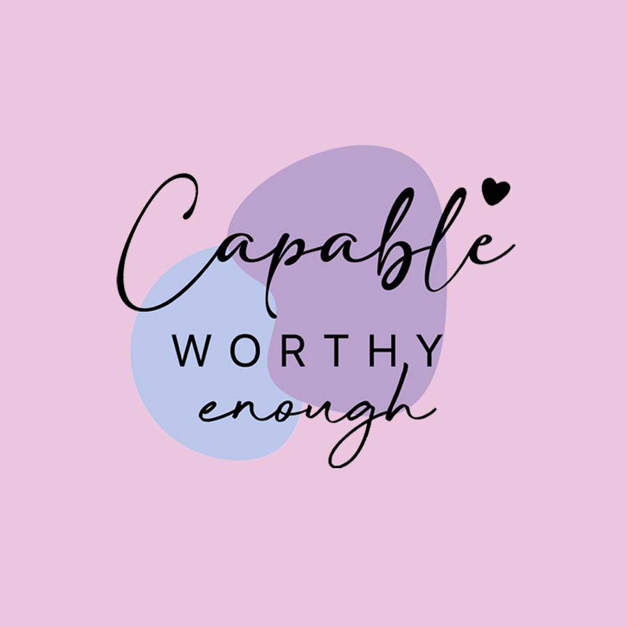 "Capable worthy enough" - Women's Half Sleeve Round Neck T-Shirt