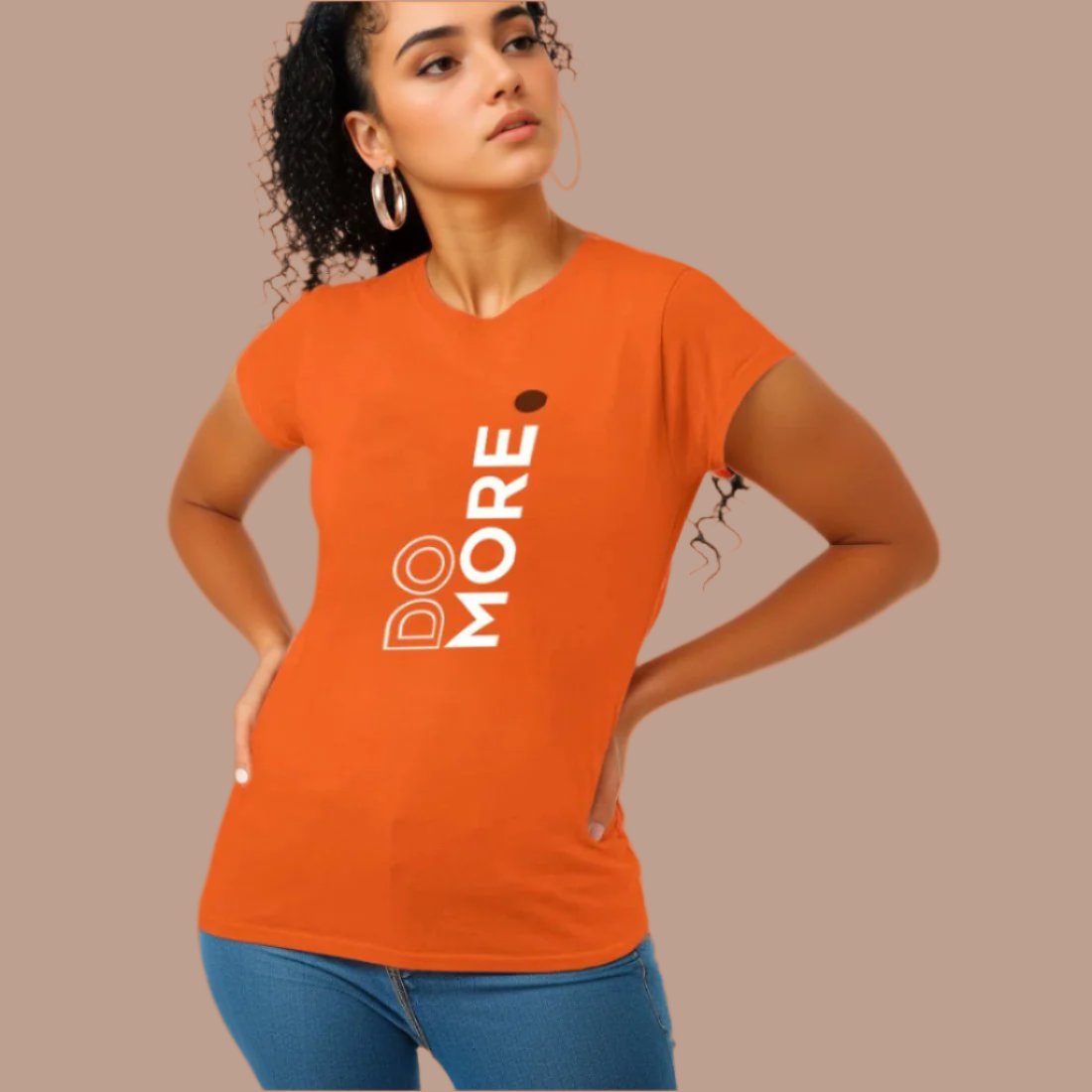 "Do More" - Half Sleeves Round Neck TShirt