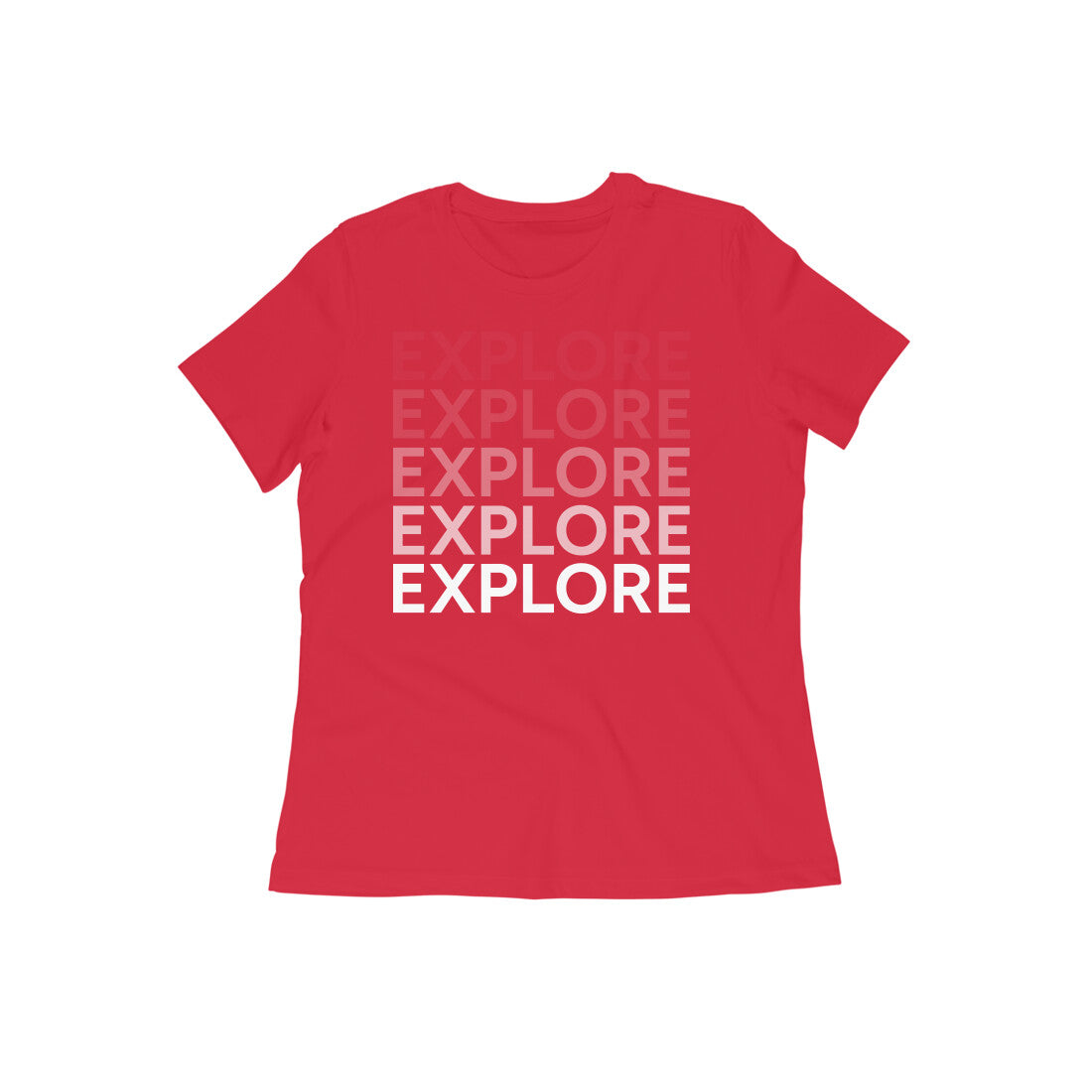 "Explore"- Half Sleeves Round Neck TShirt