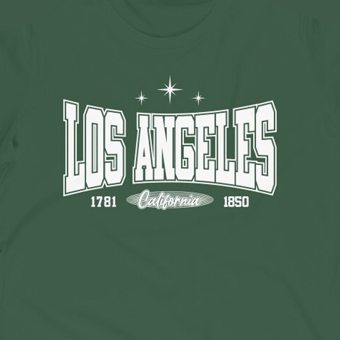 "Los Angeles" - Half Sleeves Round Neck TShirt