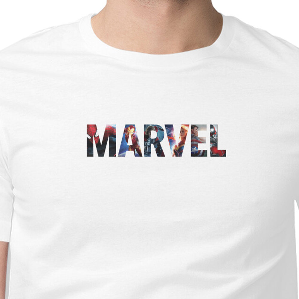 "Marvel" - Half Sleeves Round Neck TShirt